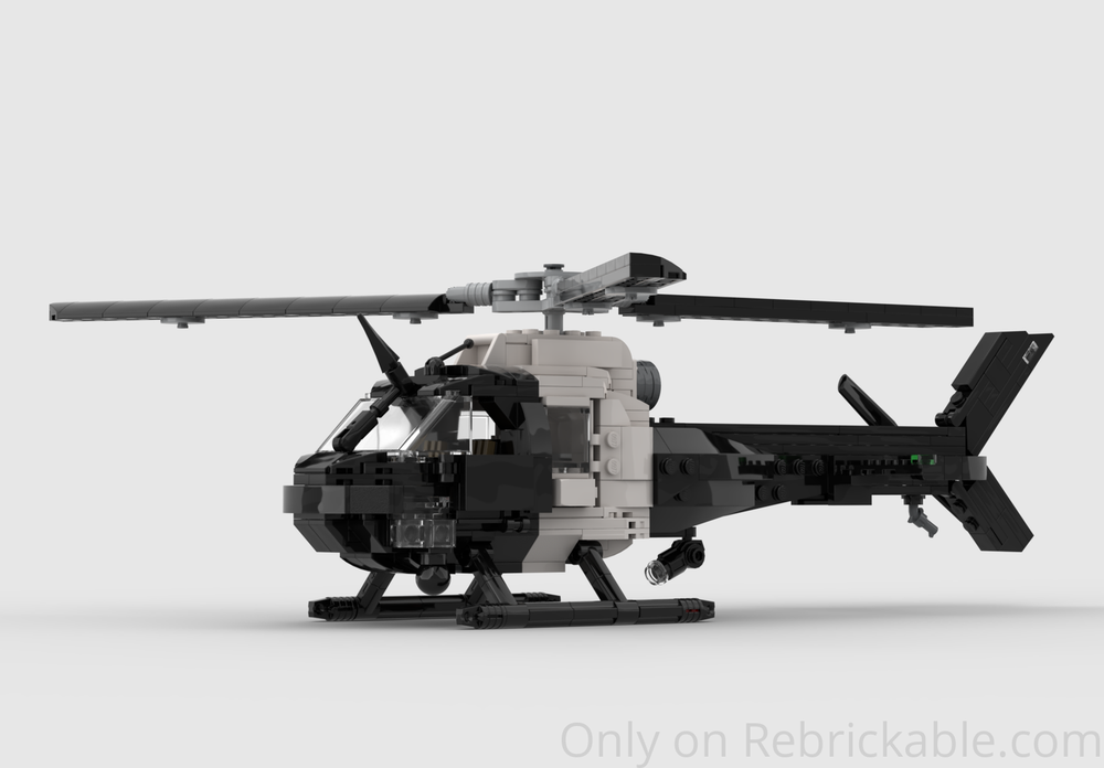 LEGO MOC-259817 Eurocopter AS350 Squirrel (LAPD Livery) by reggieranger ...