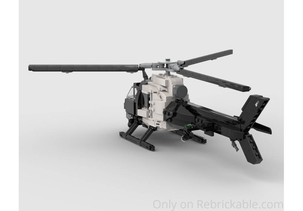 LEGO MOC-259817 Eurocopter AS350 Squirrel (LAPD Livery) by reggieranger ...