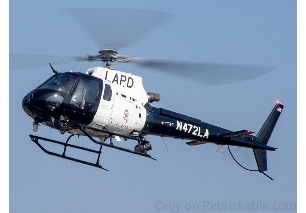 LEGO MOC-259817 Eurocopter AS350 Squirrel (LAPD Livery) by reggieranger ...