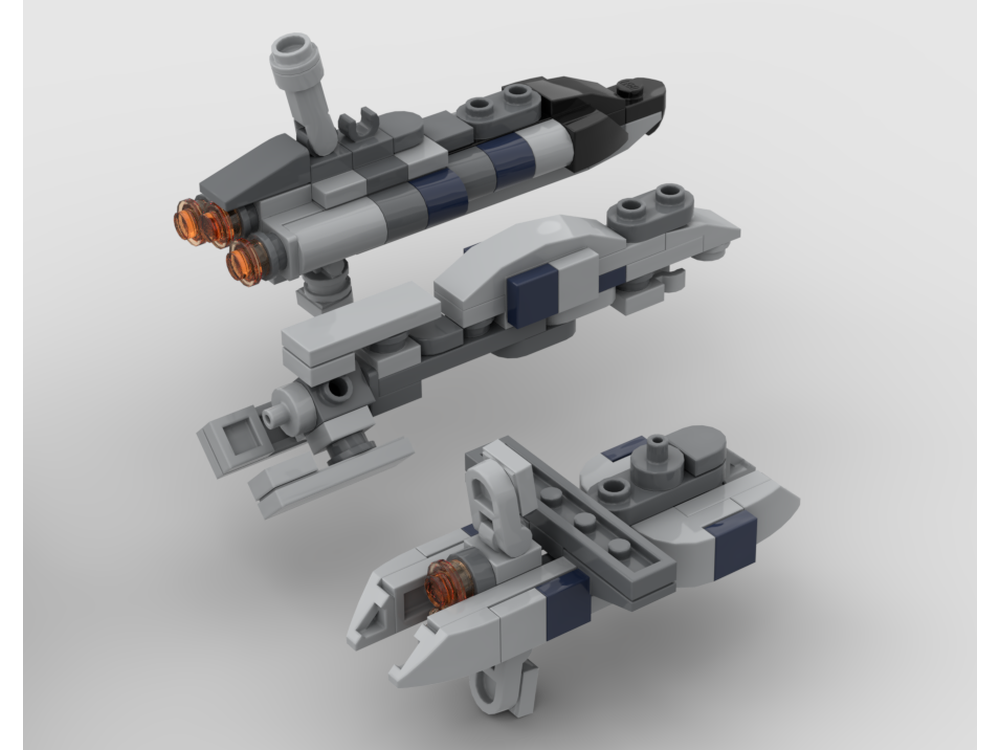 LEGO MOC-259963 Separatist/Republic Ships Battle Pack (Invisible Hand ...