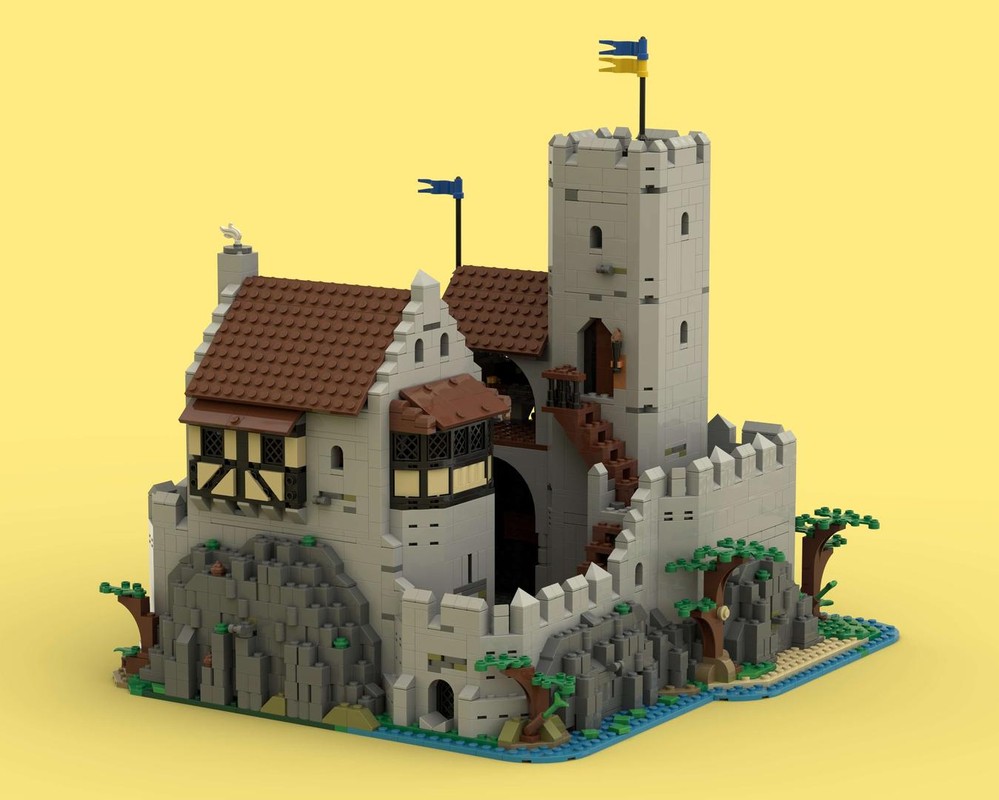 LEGO MOC-260081 Castle Bergfried by TommyP | Rebrickable - Build