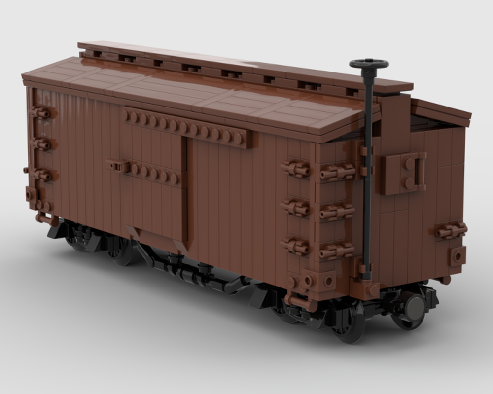 LEGO MOC-260098 Rio Grande Box Car by DudeNeon | Rebrickable - Build ...
