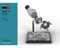 Apollo 10 Diorama [1:110 scale]