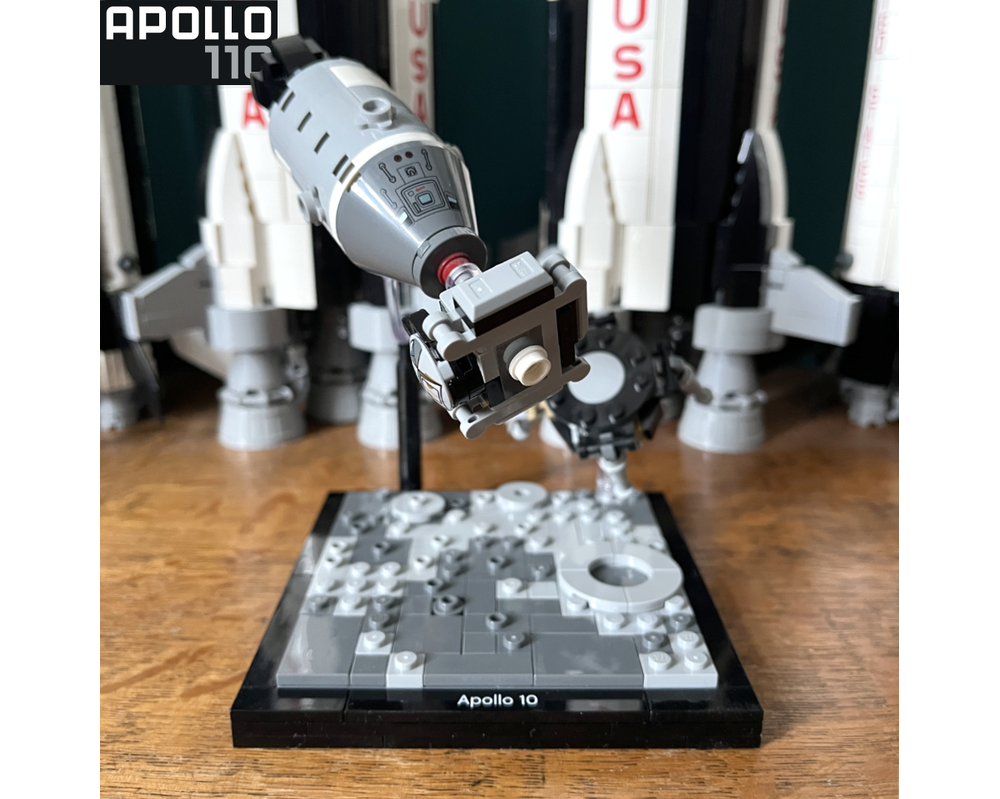 LEGO MOC-260103 Apollo 10 Diorama [1:110 scale] by Apollo_110_Bricks ...
