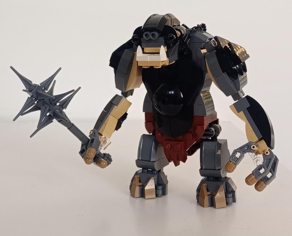 LEGO MOC-260186 LOTR - War Troll by nygus92 | Rebrickable - Build with LEGO