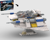 New Republic Advanced Snowspeeder – Alternate Build of 75460 X Wing Starfighter