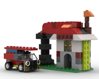 10713 Fire truck and station