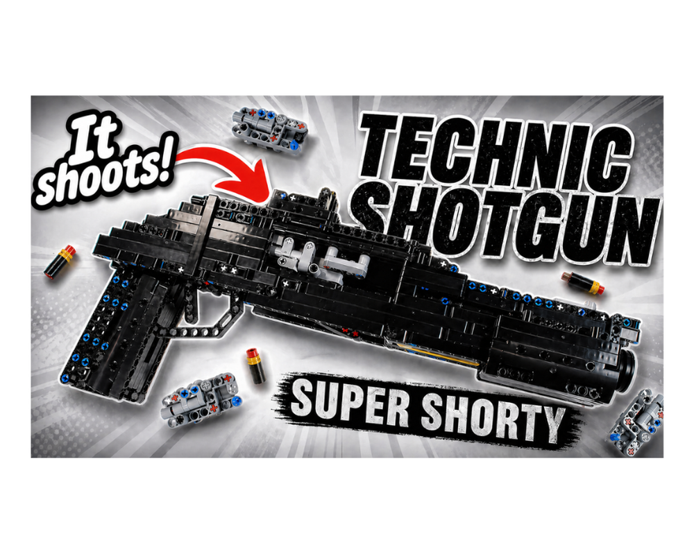 LEGO MOC-260333 LEGO Technic super shorty shotgun (shell ejecting) by ...