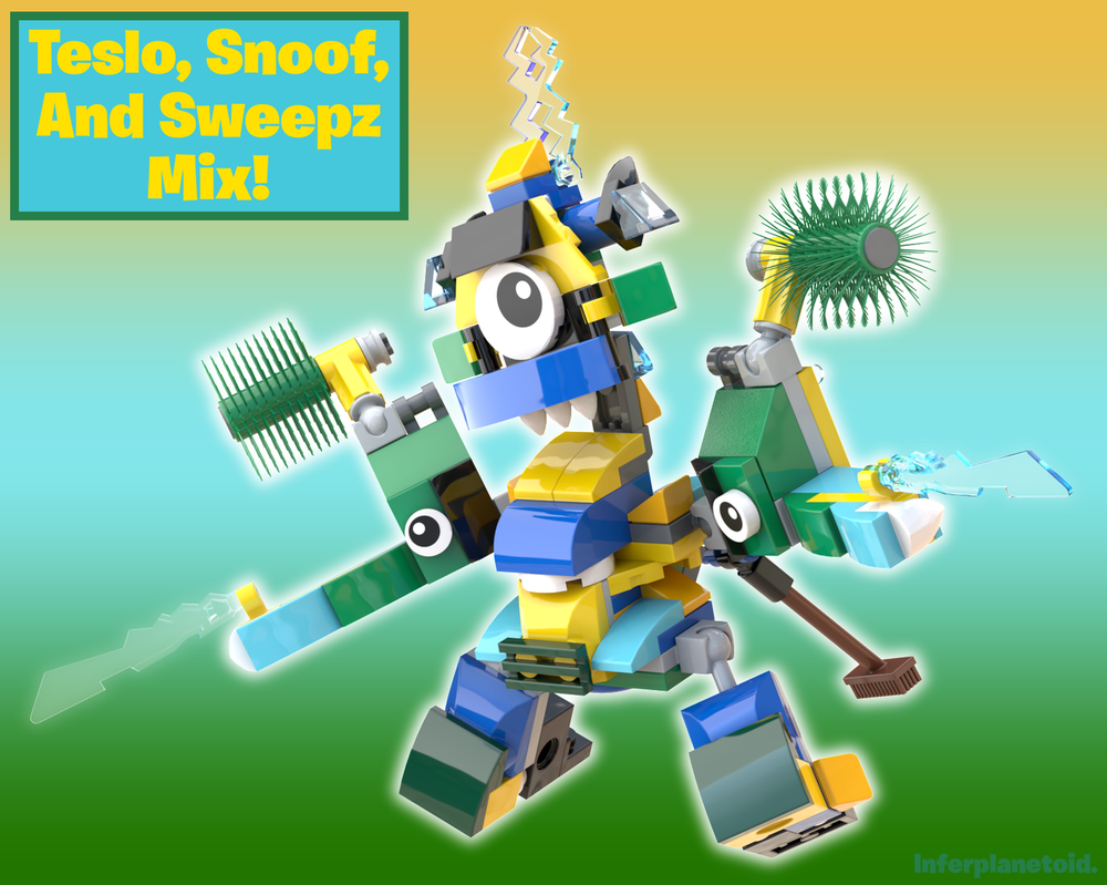 LEGO MOC-260351 Teslo, Snoof, and Sweepz Mix by Jaip | Rebrickable ...