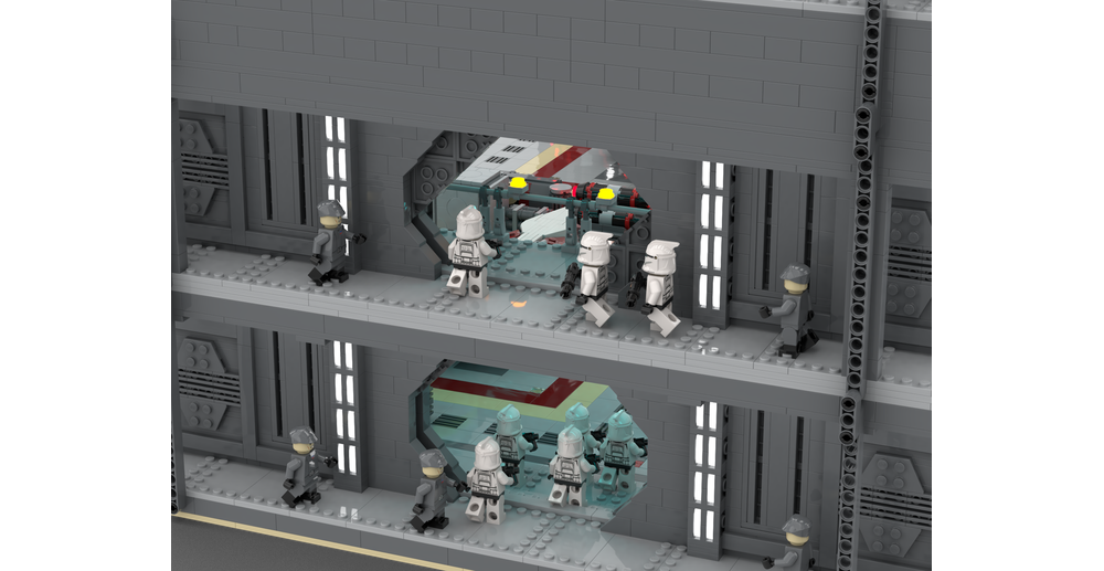 LEGO MOC-260382 SW UCS MOC Republic Venator class Destroyer Hangar Bay ...