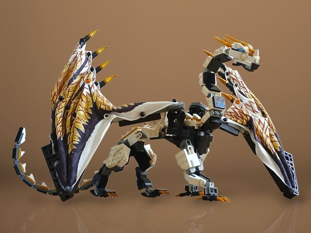 LEGO MOC-260393 Shintaran ridgeback dragon by Thimdur