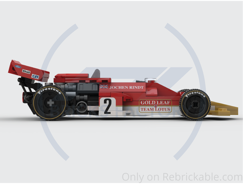 LEGO MOC-260406 F1 Lotus 72C by Pit Lane Bricks Factory | Rebrickable ...