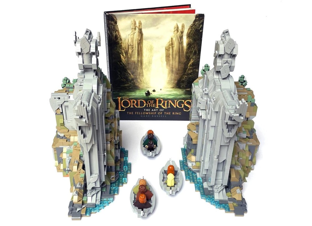 LEGO MOC-260551 Argonath - Lord of the Rings: Rivendell 10316 Alt