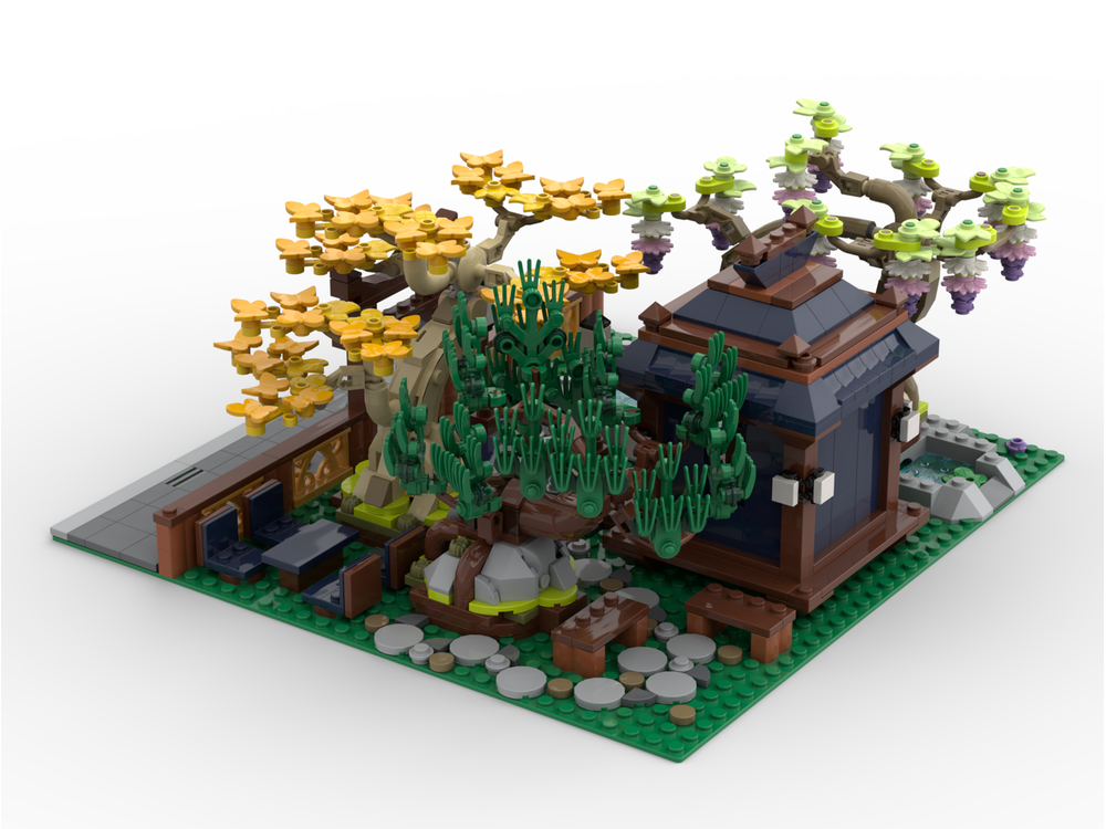 LEGO MOC-260577 Tea Garden - Modification of Set 10373 by Brick