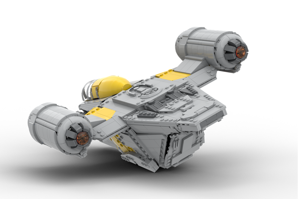 LEGO MOC-260685 Razor Crest II by Sir BuildsALot | Rebrickable - Build ...