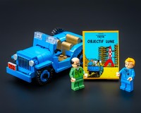 LEGO MOC-260714 The blue Jeep (TinTin: Destination Moon) by NV