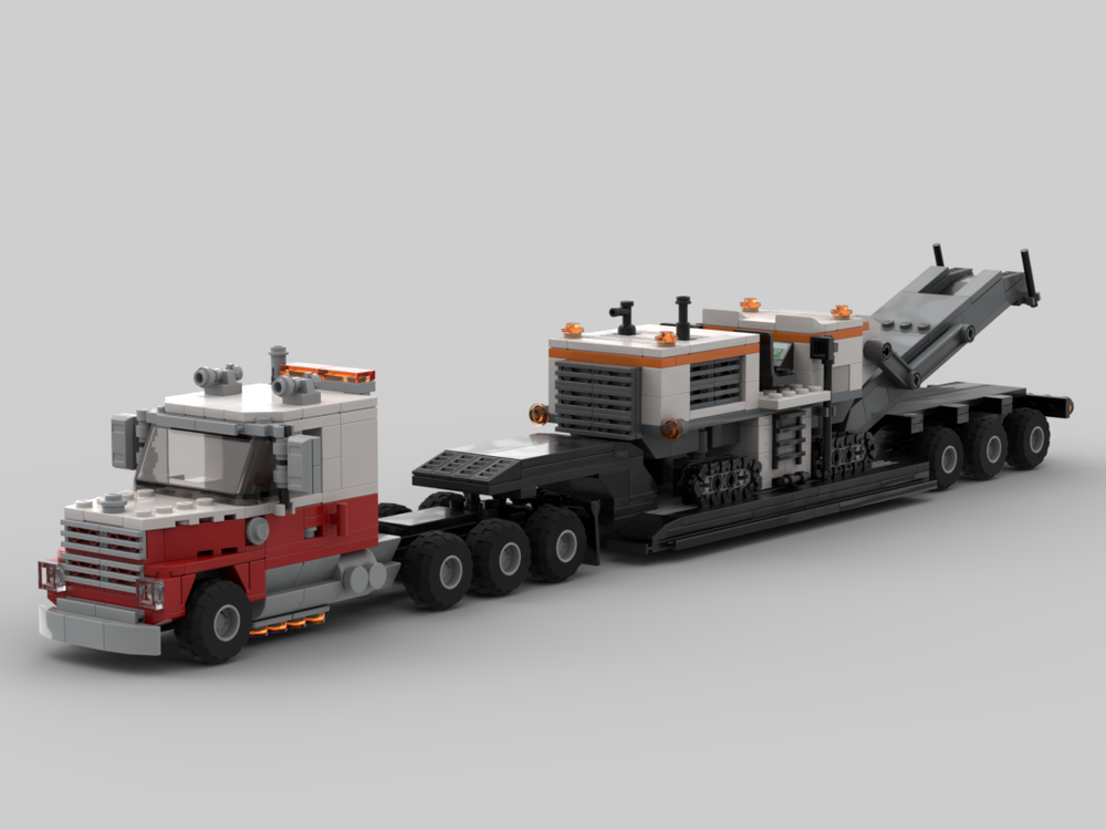 LEGO MOC-260776 Heavy Haul Truck with Milling Machine by ...