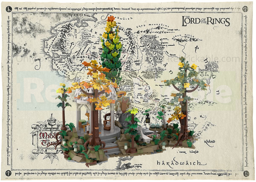 LEGO MOC-260796 Rivendell Kiosk by Fazermic | Rebrickable - Build