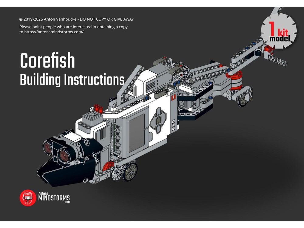 LEGO MOC-260815 Corefish by antons_mindstorms | Rebrickable - Build ...