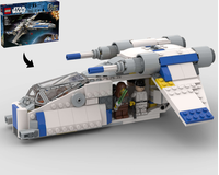 New Republic Gunship LAAT/i - Alternate Build of 75460 X Wing Starfighter
