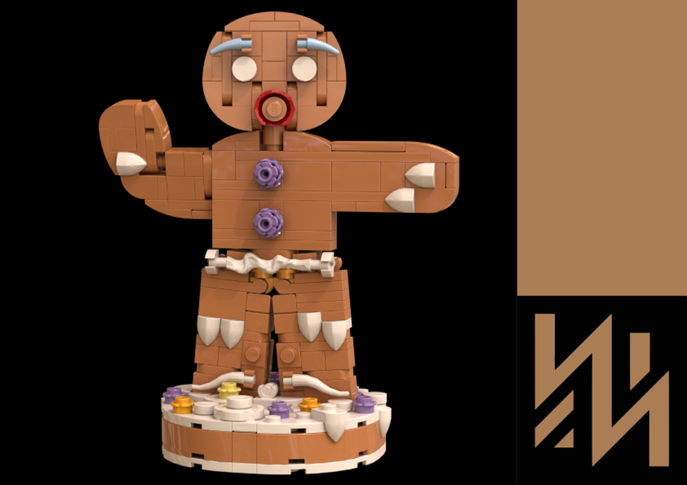 LEGO MOC-260895 Gingy from Shrek by Noggatogga | Rebrickable - Build ...
