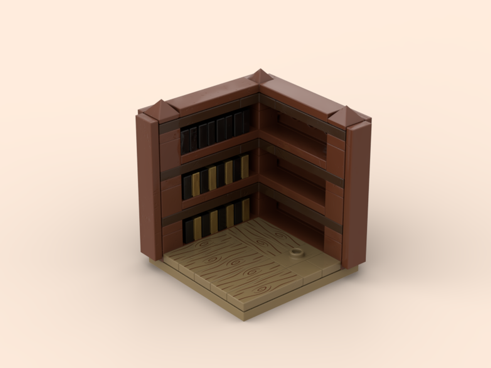 LEGO MOC-260940 Library Corner Mini by ENfl12 | Rebrickable - Build ...