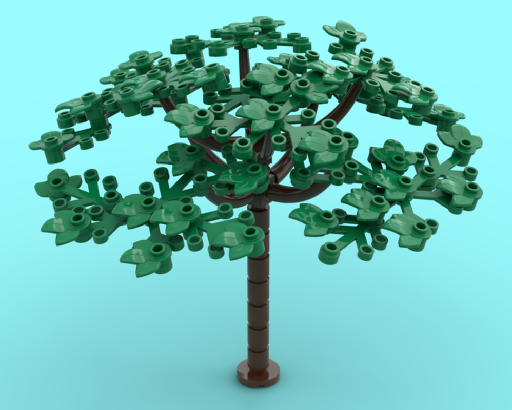 LEGO MOC-260942 Custom Tree for your farm, campground or city by ...