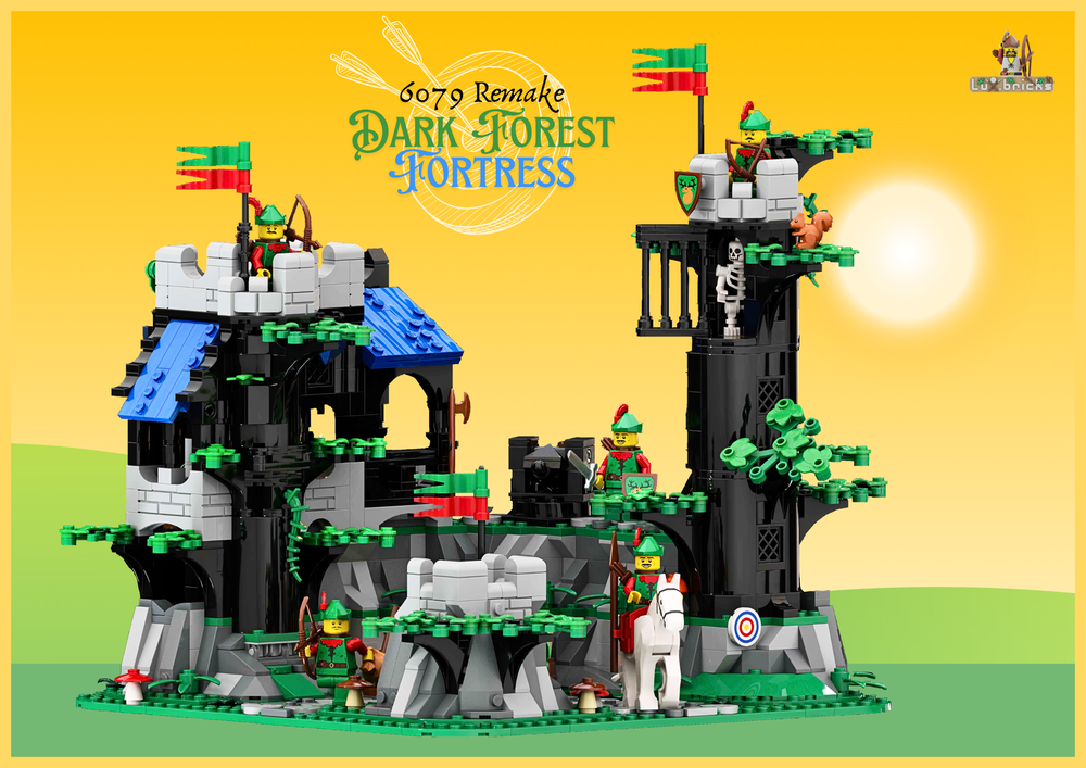 ここページ LEGO MOC-260959 6079 Dark Forest Fortress Remake by lux.bricks