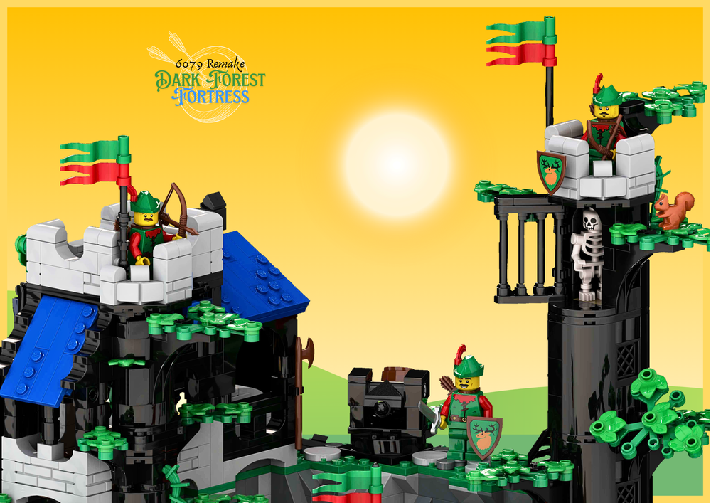 LEGO MOC-260959 6079 Dark Forest Fortress Remake by lux.bricks