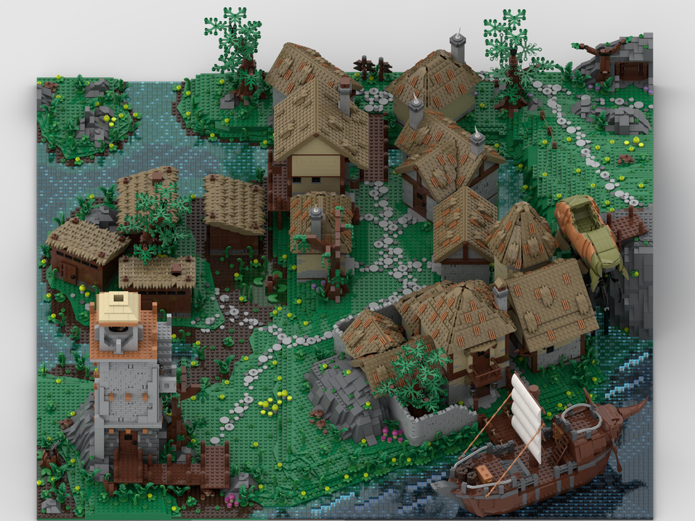 LEGO MOC-261003 Seyda Neen, from The Elder Scrolls III: Morrowind by A ...