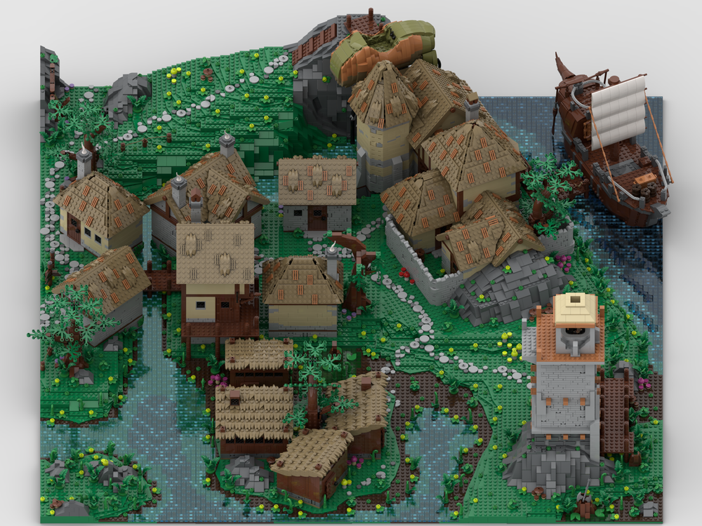 LEGO MOC-261003 Seyda Neen, from The Elder Scrolls III: Morrowind by A ...