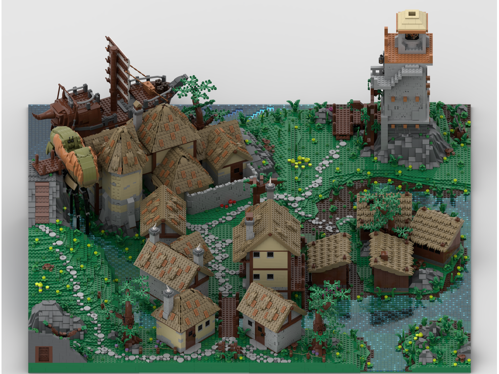 LEGO MOC-261003 Seyda Neen, from The Elder Scrolls III: Morrowind by A ...
