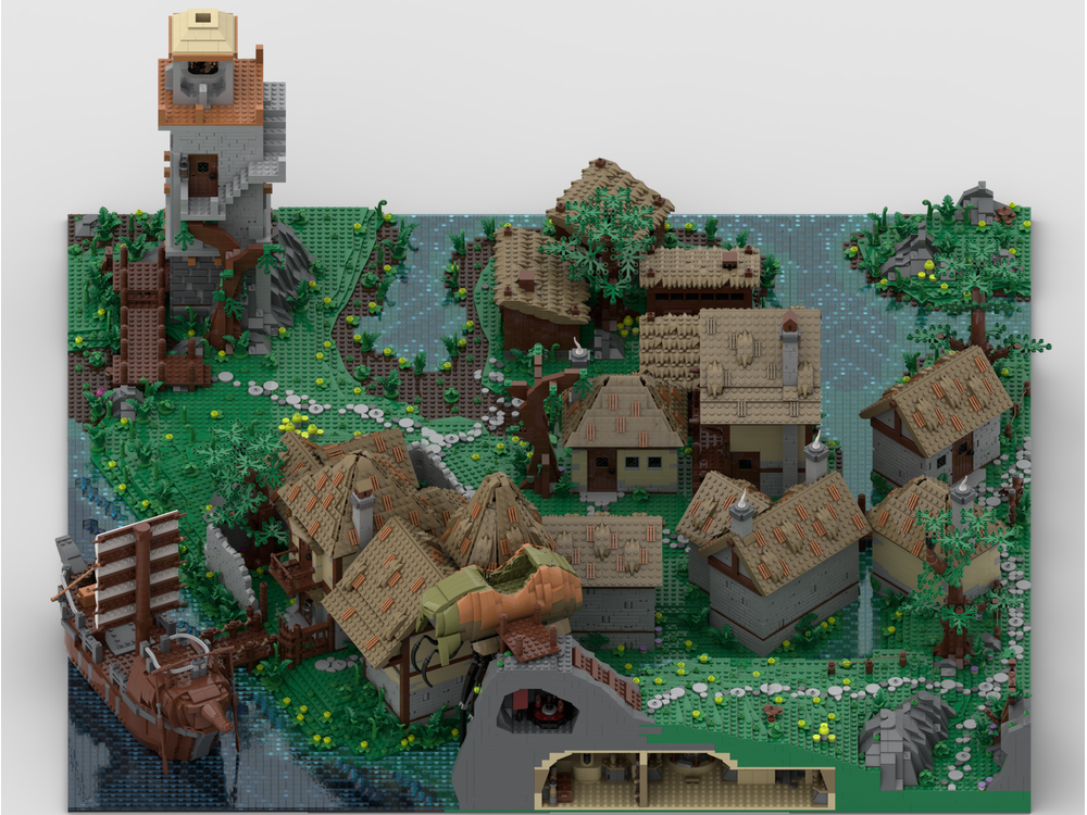 LEGO MOC-261003 Seyda Neen, from The Elder Scrolls III: Morrowind by A ...