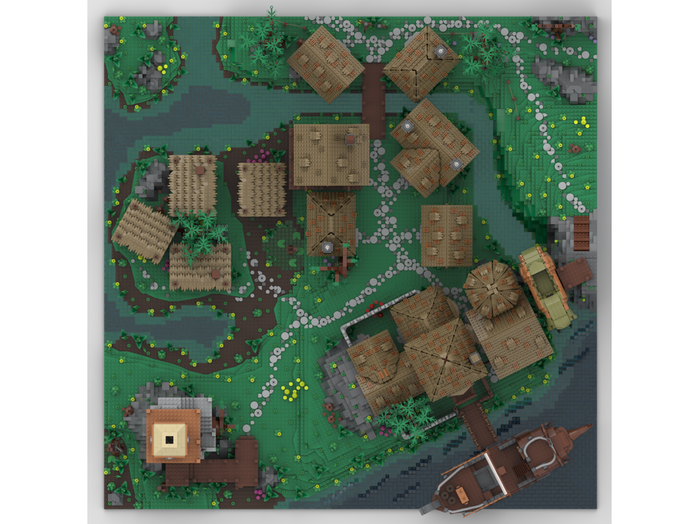 LEGO MOC-261003 Seyda Neen, from The Elder Scrolls III: Morrowind by A ...