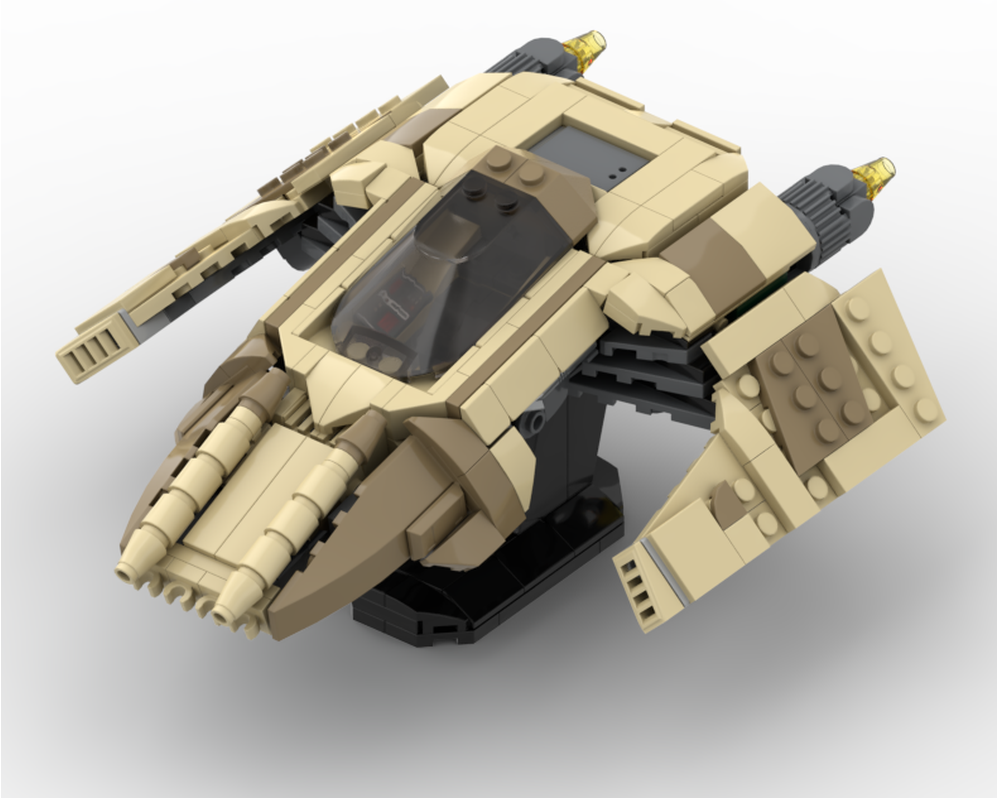LEGO MOC-261036 Cutlass 9 Sharp Spiral Hutt / Separatist Starfighter ...
