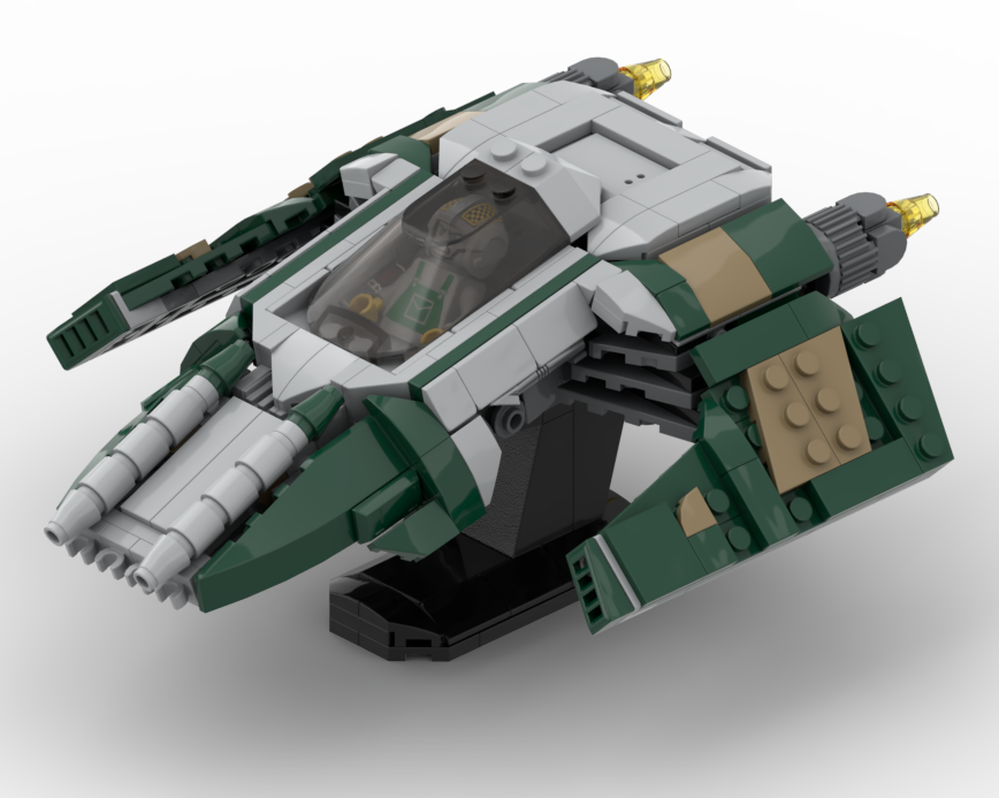 LEGO MOC-261036 Cutlass 9 Sharp Spiral Hutt / Separatist Starfighter ...