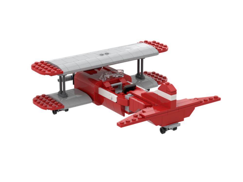 LEGO MOC-261060 Tails' Biplane (The Tornado) by Brickspiration ...
