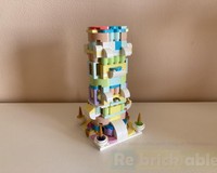 Unicorn Castle Vase