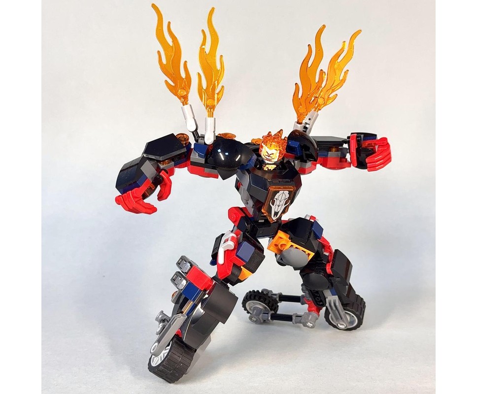LEGO MOC-261117 Ghost Rider Mech by anderson_brick_art | Rebrickable ...