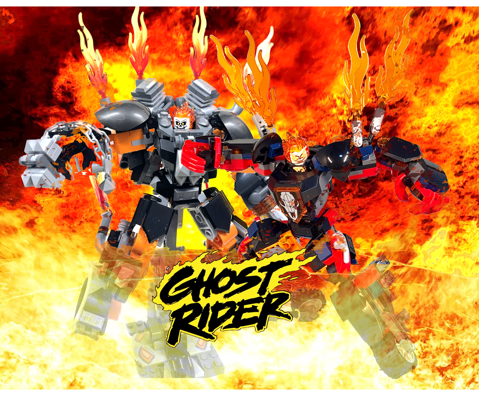 LEGO MOC-261117 Ghost Rider Mech by anderson_brick_art | Rebrickable ...