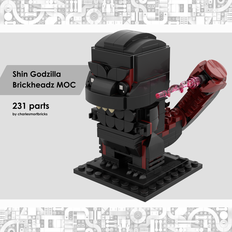 LEGO MOC-261180 Shin Godzilla Brickheadz by charlesmortbricks ...