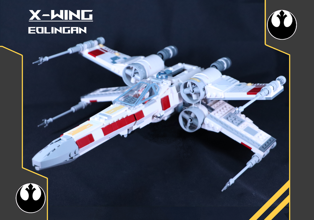 LEGO MOC-261188 X Wing by Eolingan | Rebrickable - Build with LEGO