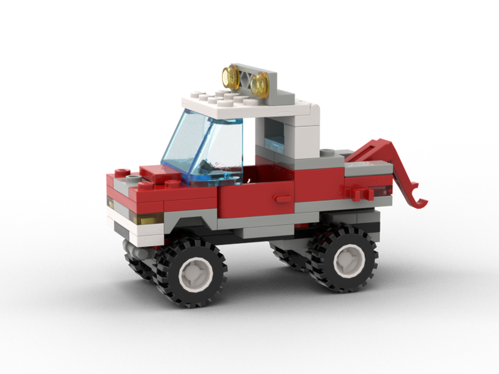 LEGO MOC-261400 6668 pickup wrecker by Ziqing | Rebrickable