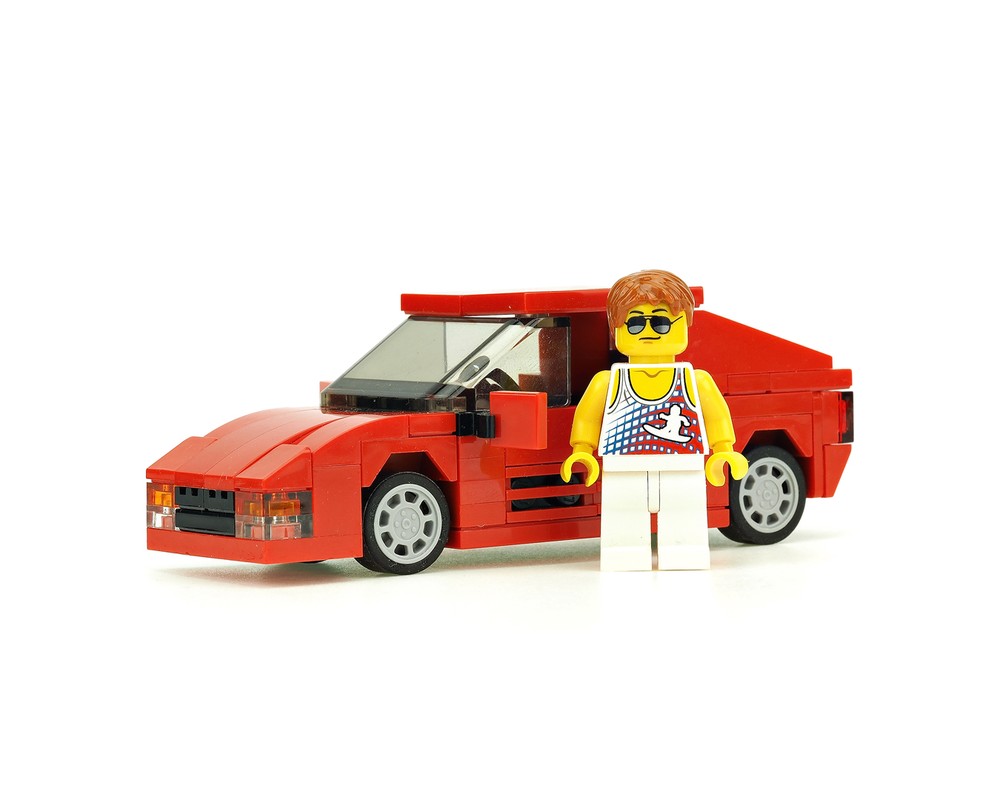 LEGO MOC Ferrari Testarossa by De_Marco | Rebrickable - Build with LEGO