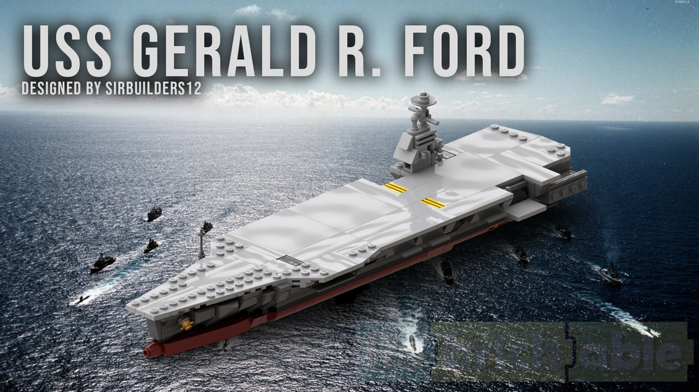 LEGO MOC-261484 USS Gerald R. Ford by sirbuilders12 | Rebrickable ...