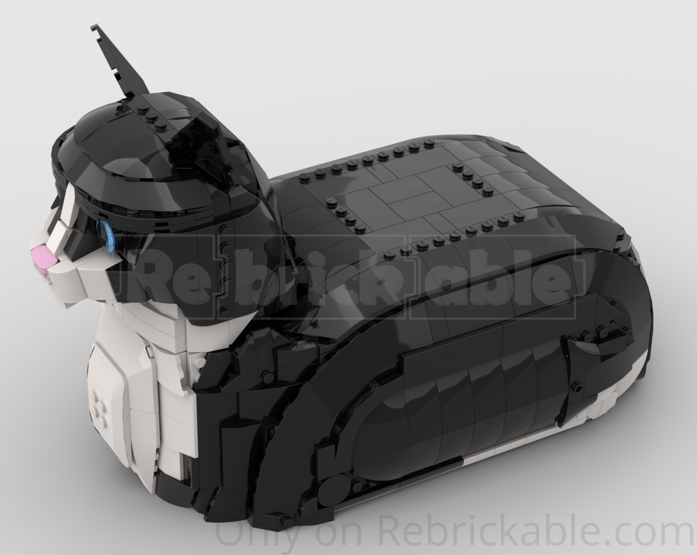 LEGO MOC-261486 Black and White Cat Loaf by Johnc_afol