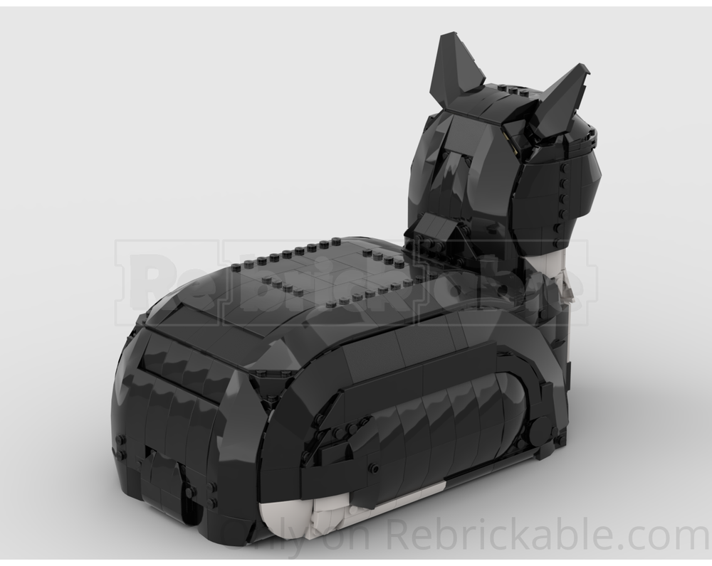 LEGO MOC-261486 Black and White Cat Loaf by Johnc_afol