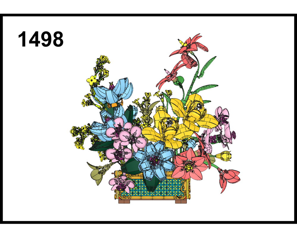 LEGO MOC-261525 Flower arrangement decoration by npc123