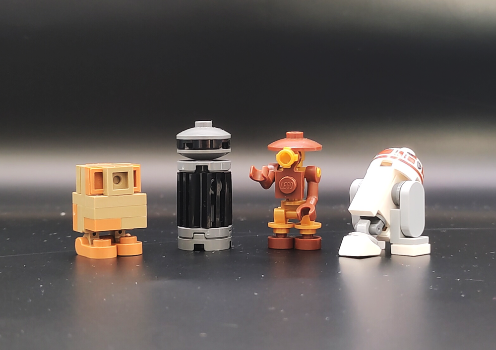 LEGO MOC-261544 Iconic Friendly Droids - GONK-Droid, Medi-Droid, Pit ...