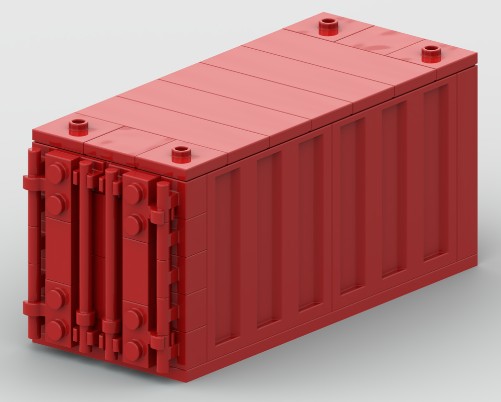 LEGO MOC-261647 Container 20ft by BuMu | Rebrickable - Build with LEGO
